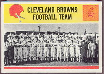 41 Cleveland Browns Team Card